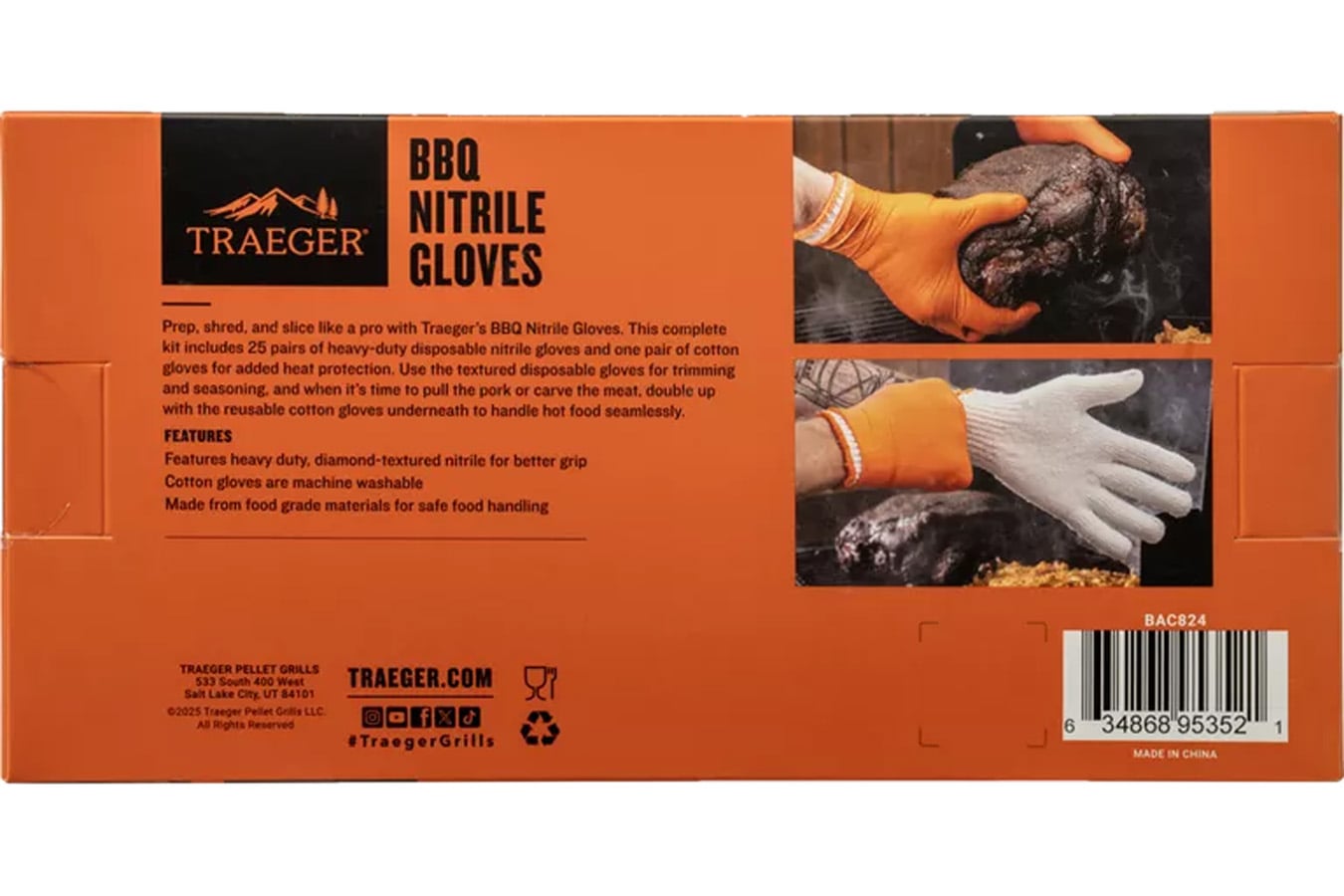 Traeger Grills BBQ Nitrile Gloves